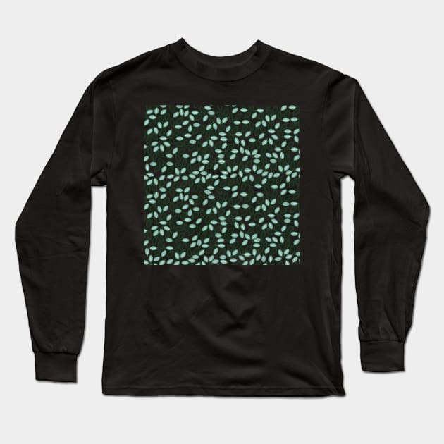 Cacao Pods Motif Long Sleeve T-Shirt by dejava